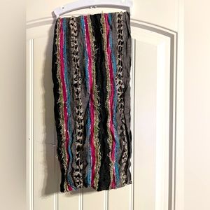 Anna & Ava Hippie Boho Infinity Scarf Multicolor One Size